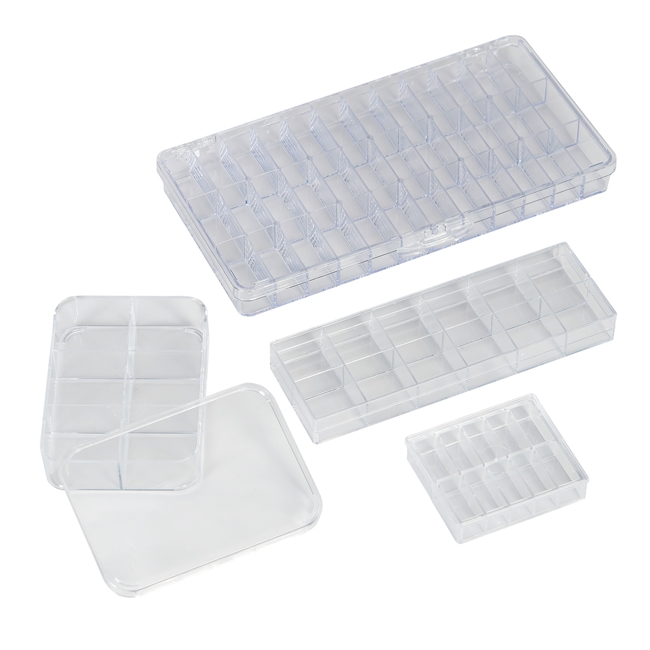 Box with 10 compartments 24x11x11 mm